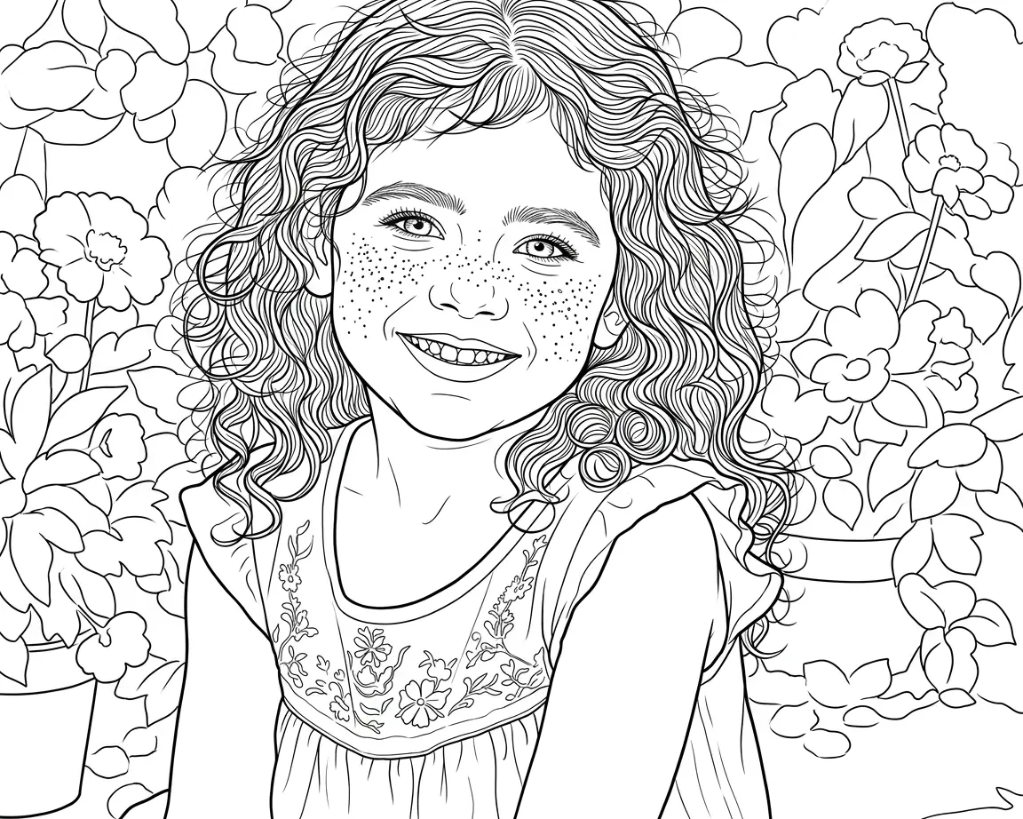 Coloring Page Line Art