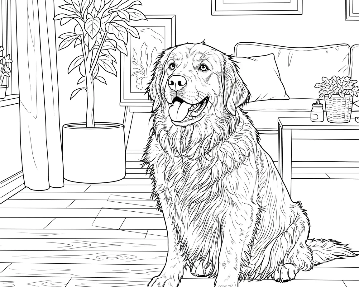 Coloring Page Line Art